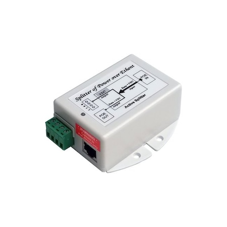 Tycon Systems GigE Splitter, 802.3at PoE to 48V 20W Out POE-SPLT-4848G-P